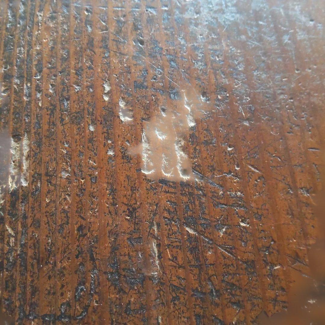 レトロ　事務机　天板一枚板使用　縦58cm横85cm高さ70cm