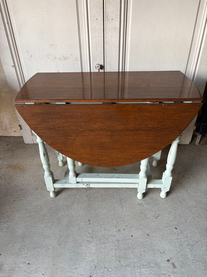 オーク　バタフライテーブル/ペイント