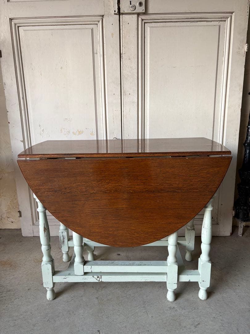 オーク　バタフライテーブル/ペイント