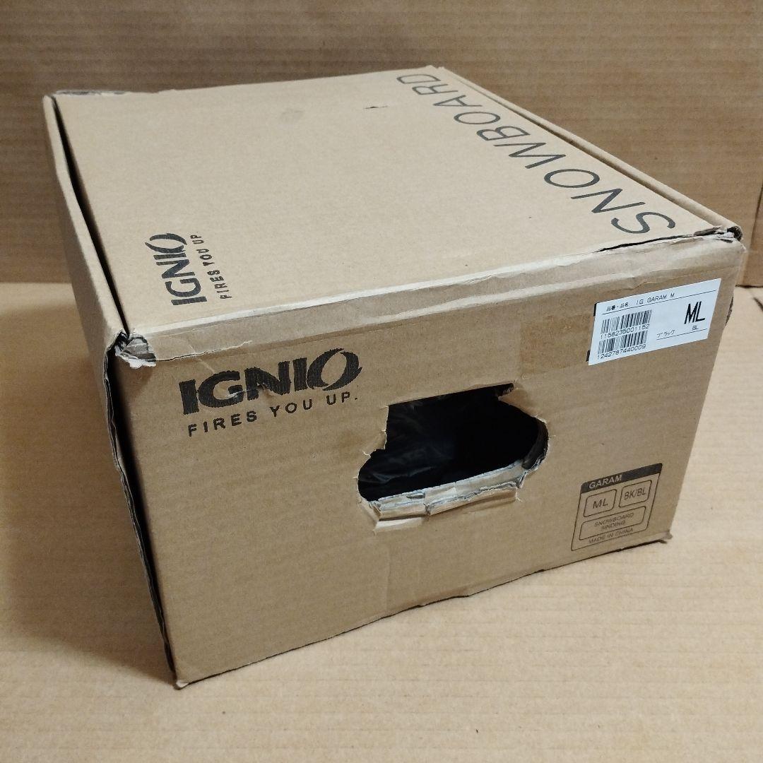 新品 ML メンズ スノーボード バインディング イグニオ