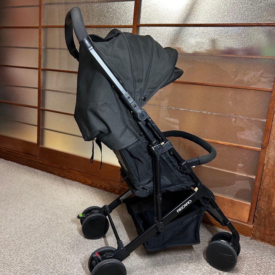 RECARO ベビーカー グレー イージーライフ 自立　折り畳