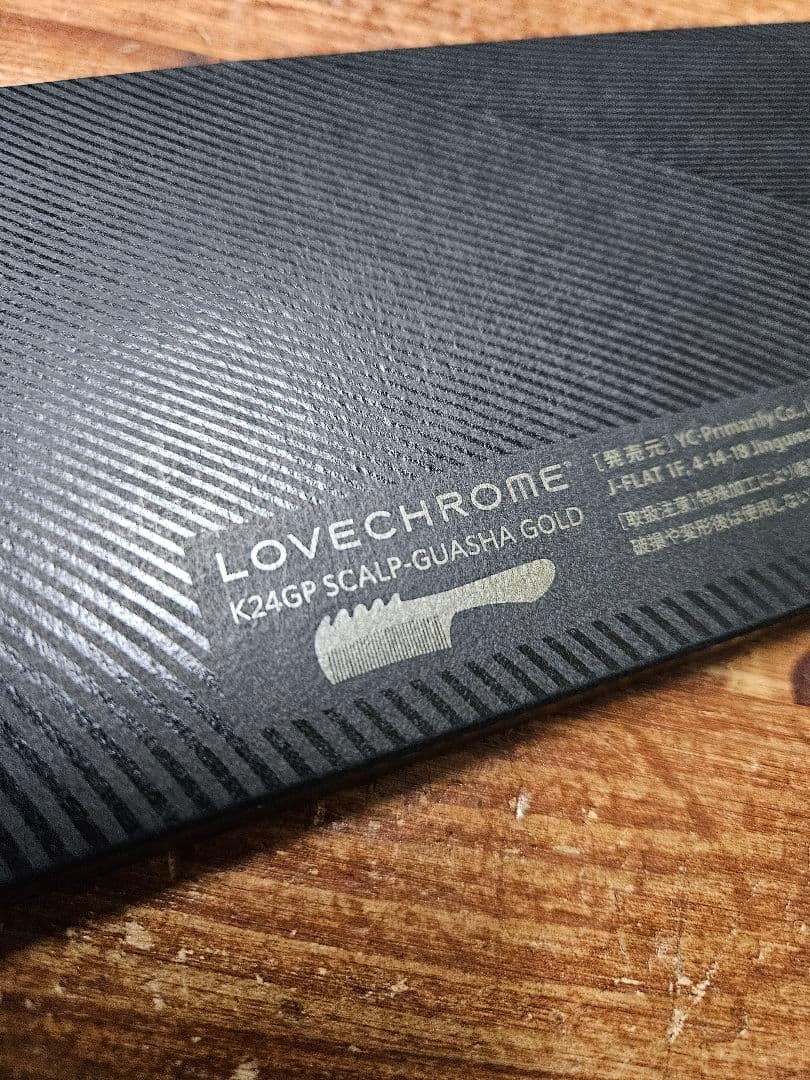 新品☆ ラブクロム K24GP スカルプカッサ ゴールド 櫛 コーム