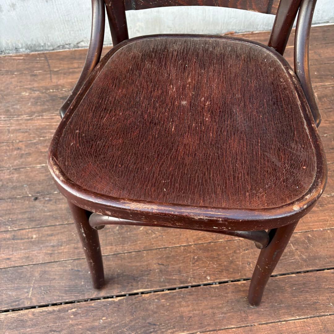③ルーマニア製 ヴィンテージ ベントウッドチェア アームチェア 曲木椅子 古家具
