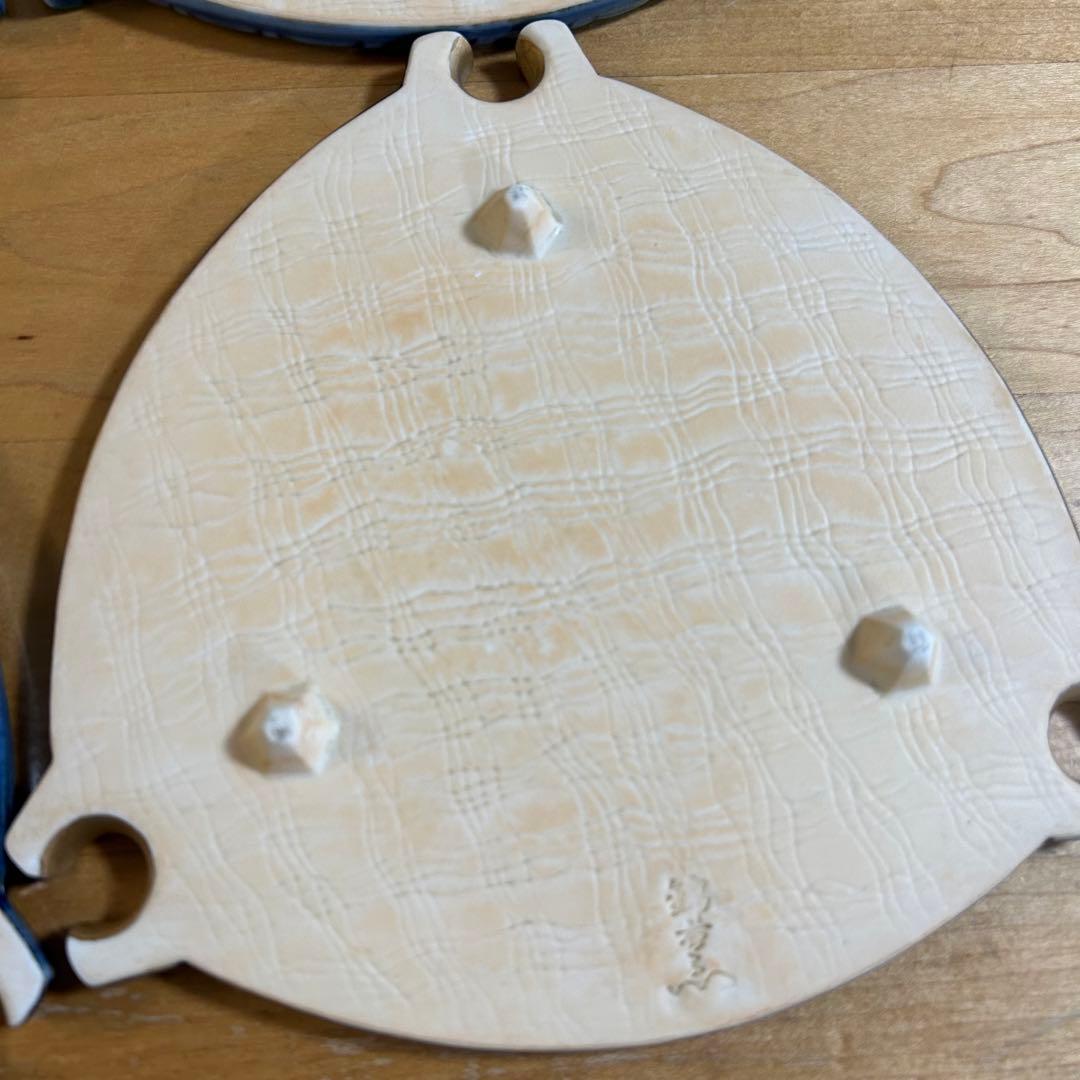 【未使用】有田焼 錦右衛門窯 変わり皿　中皿　平皿　4枚セット