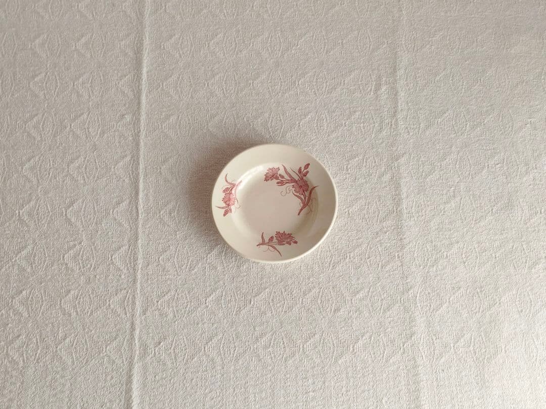 【mkuさま】vintage plate ❀ 矢車菊の 小さめ プレート