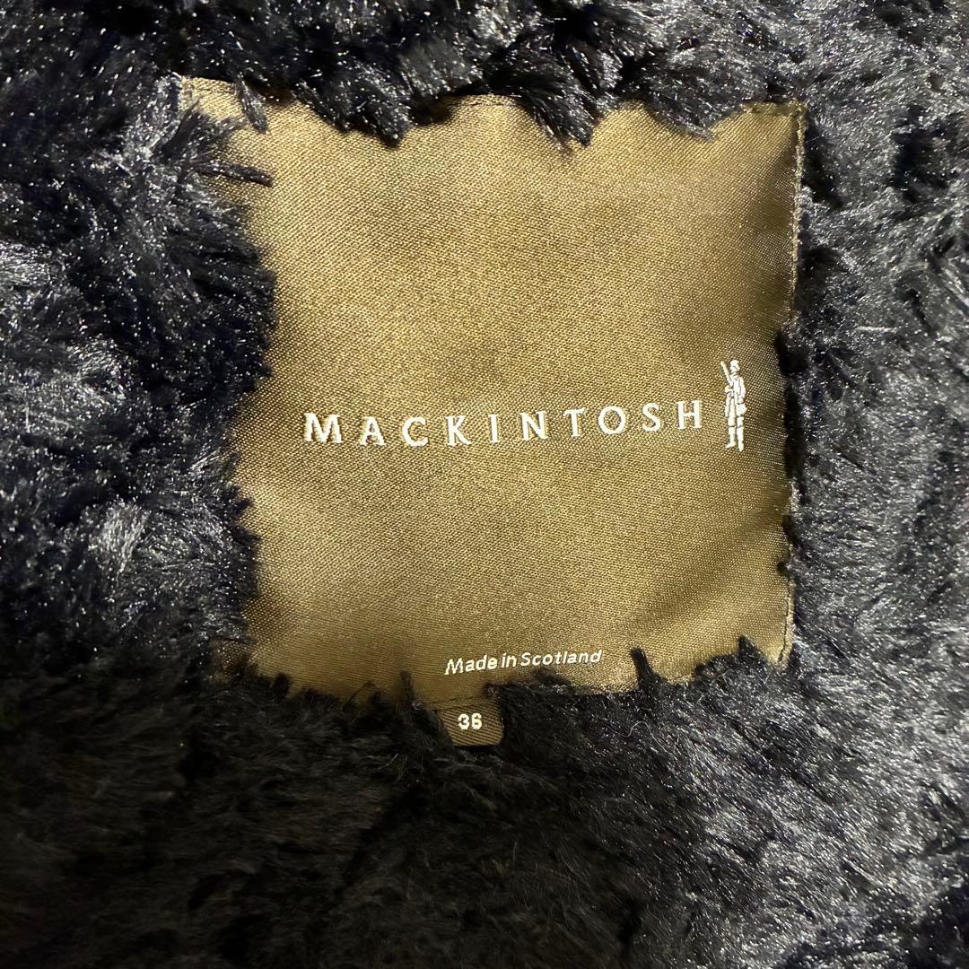 【最上級】マッキントッシュ スコットランド 英国製 キルティング ボア コート