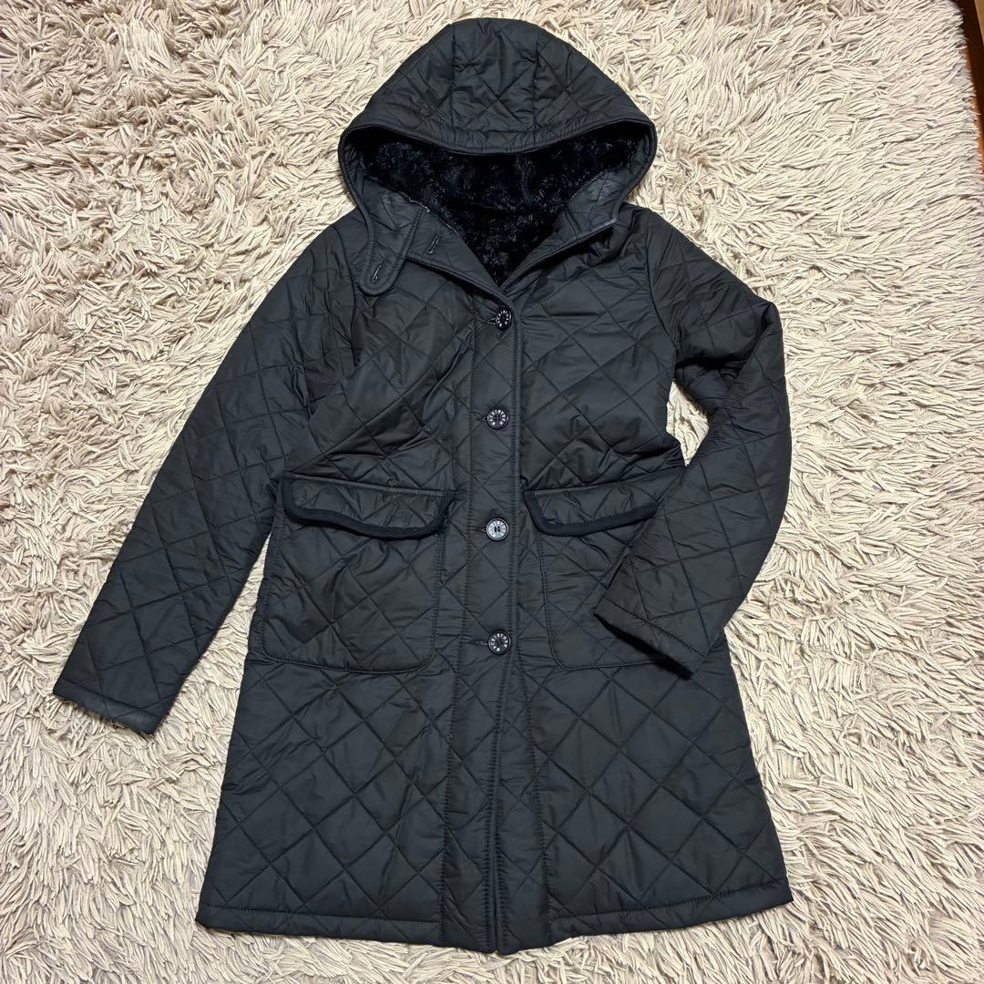 【最上級】マッキントッシュ スコットランド 英国製 キルティング ボア コート