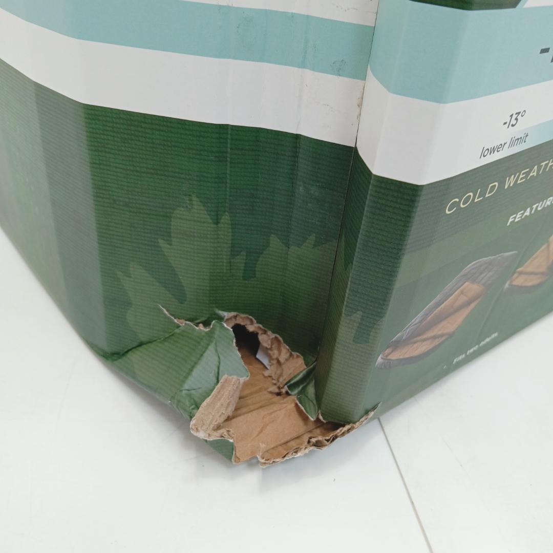 10m1967h4p 未使用 寝袋 オアシスダブル コールマン ブラウン 2人用