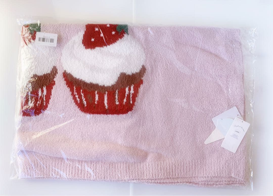 【専用】オンライン限定　ジェラートピケ　カップケーキデザインマルチブランケット