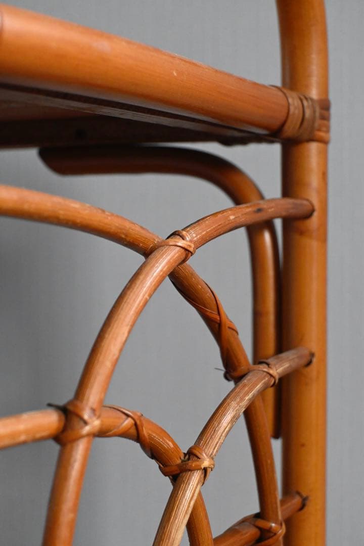 は*し様 ラタン　３段ラック