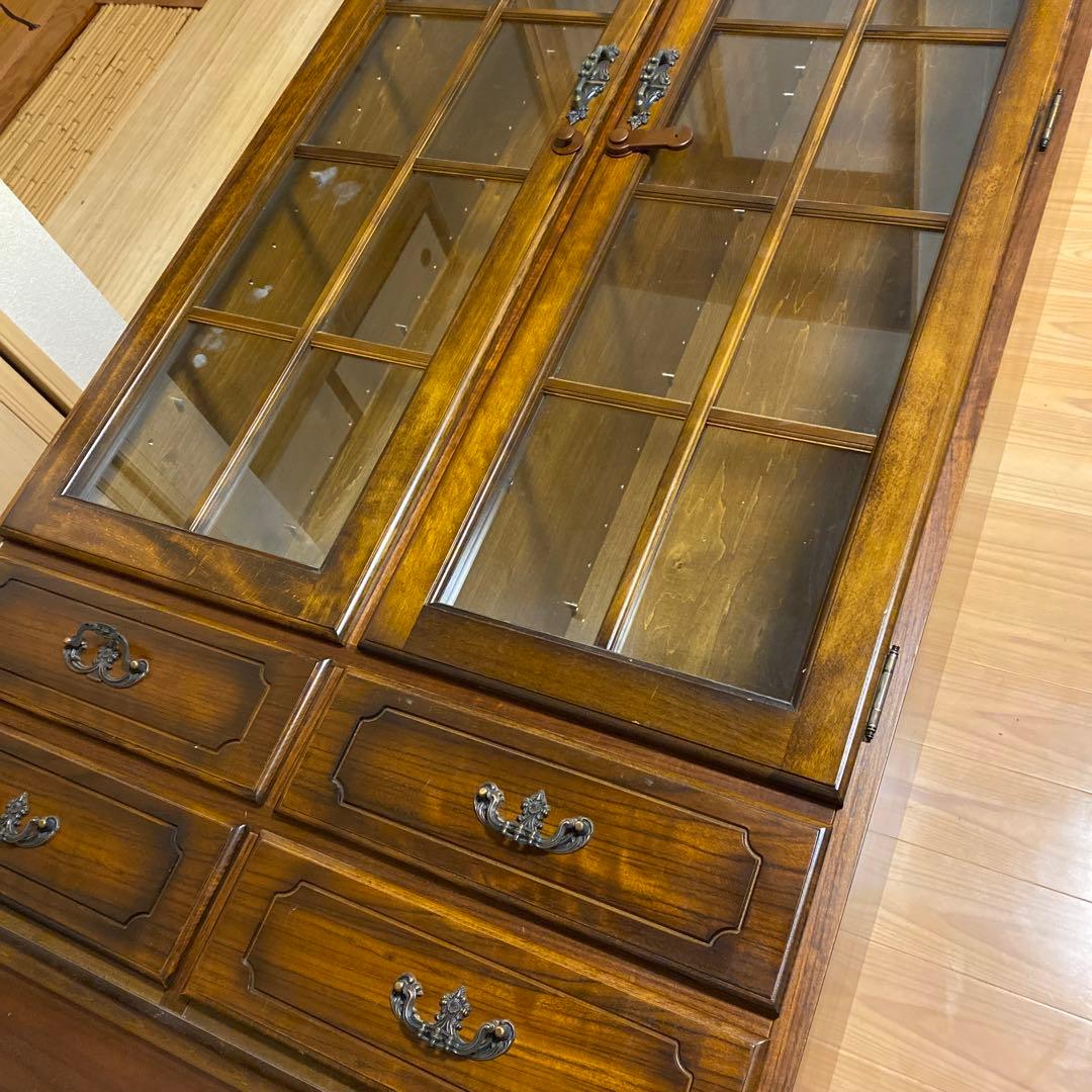 美品。カリモク本棚。