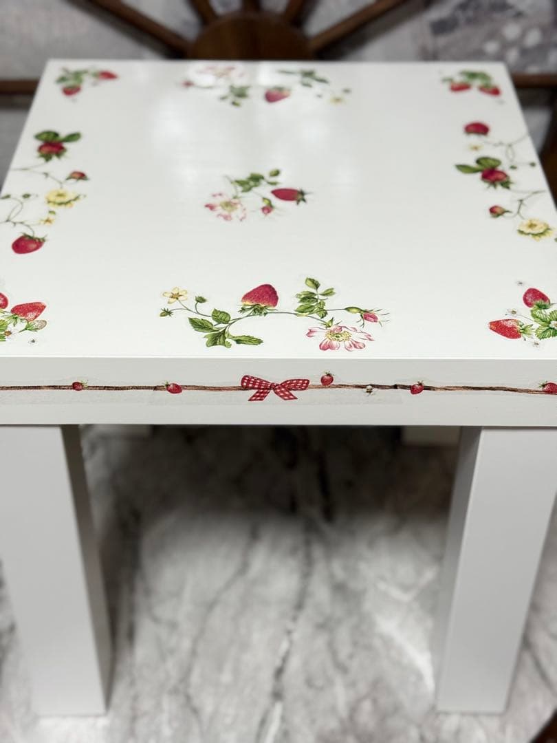 サイドテーブル※木製引き出しBOX※シンク型プランター※樹脂粘土※デコパージュ