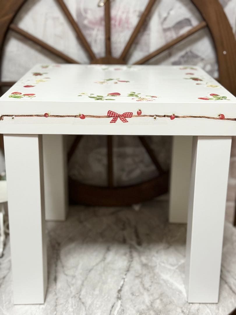 サイドテーブル※木製引き出しBOX※シンク型プランター※樹脂粘土※デコパージュ