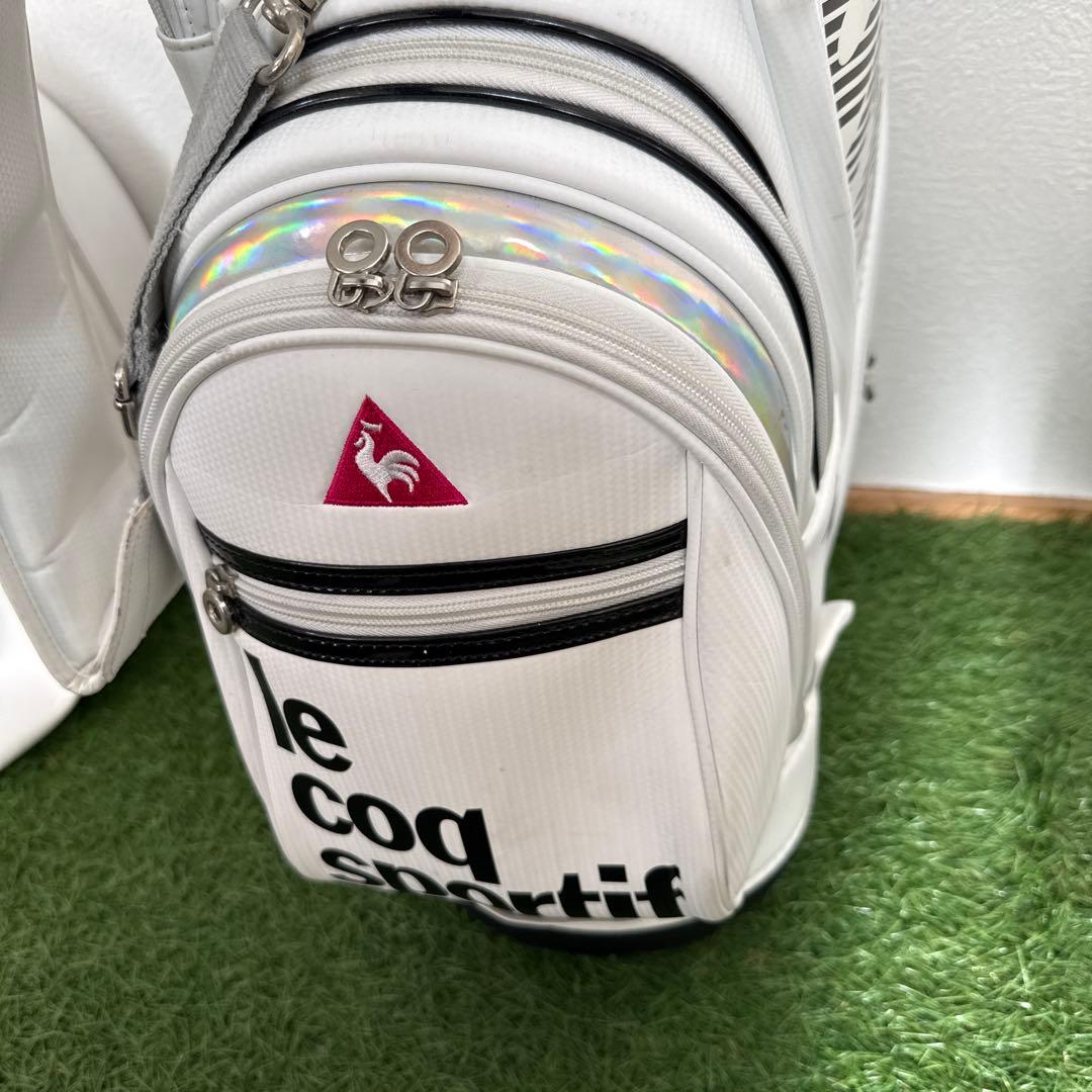 le coq sportif キャディバッグ ホワイト