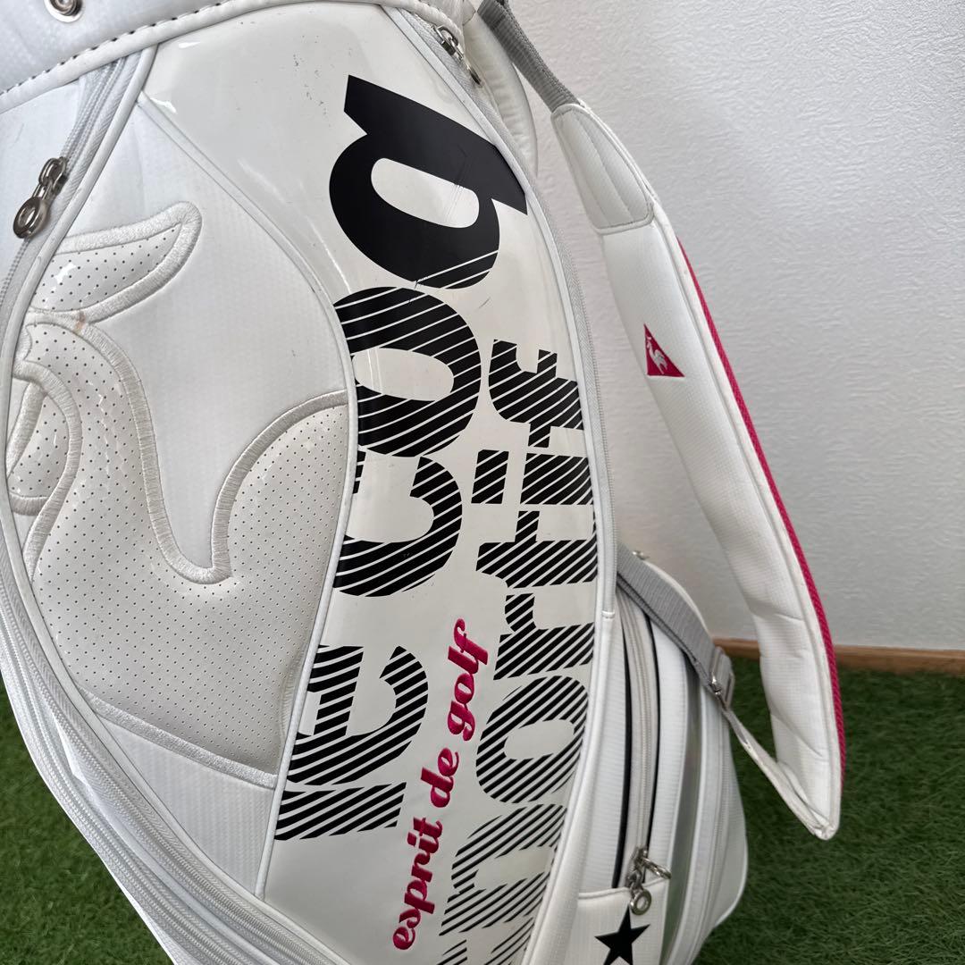 le coq sportif キャディバッグ ホワイト