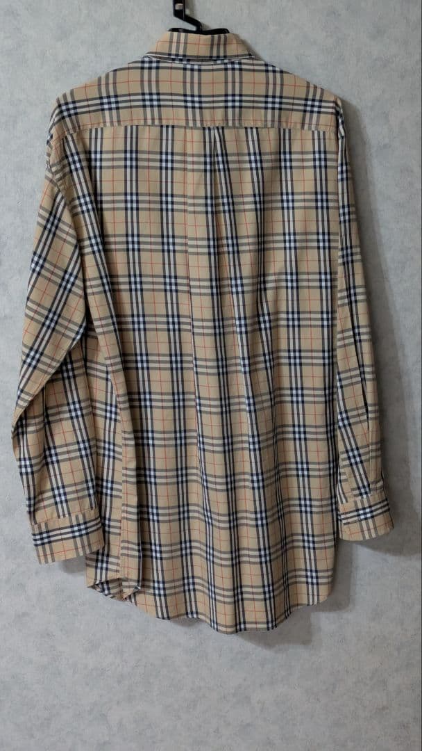 ✨お値下げ✨BURBERRY メンズシャツ Ｌ クリーニング済み ボタンダウン
