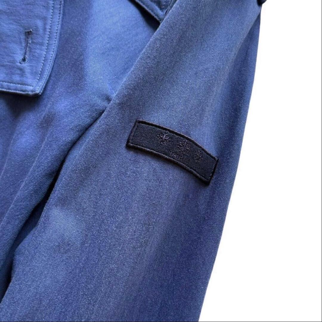 TATRAS タトラス トレンチコート 袖ロゴワッペン ネイビーブルー 02 M