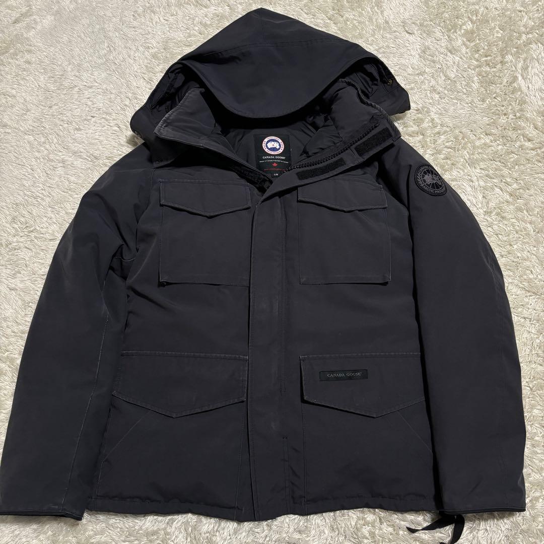 美品✨  カムプルームス　ダウンブラックレーベル　L