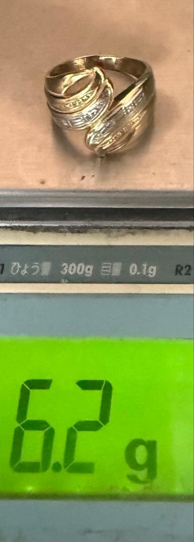 K18 PT900 コンビリング　総重量　6.2g サイズ　13号