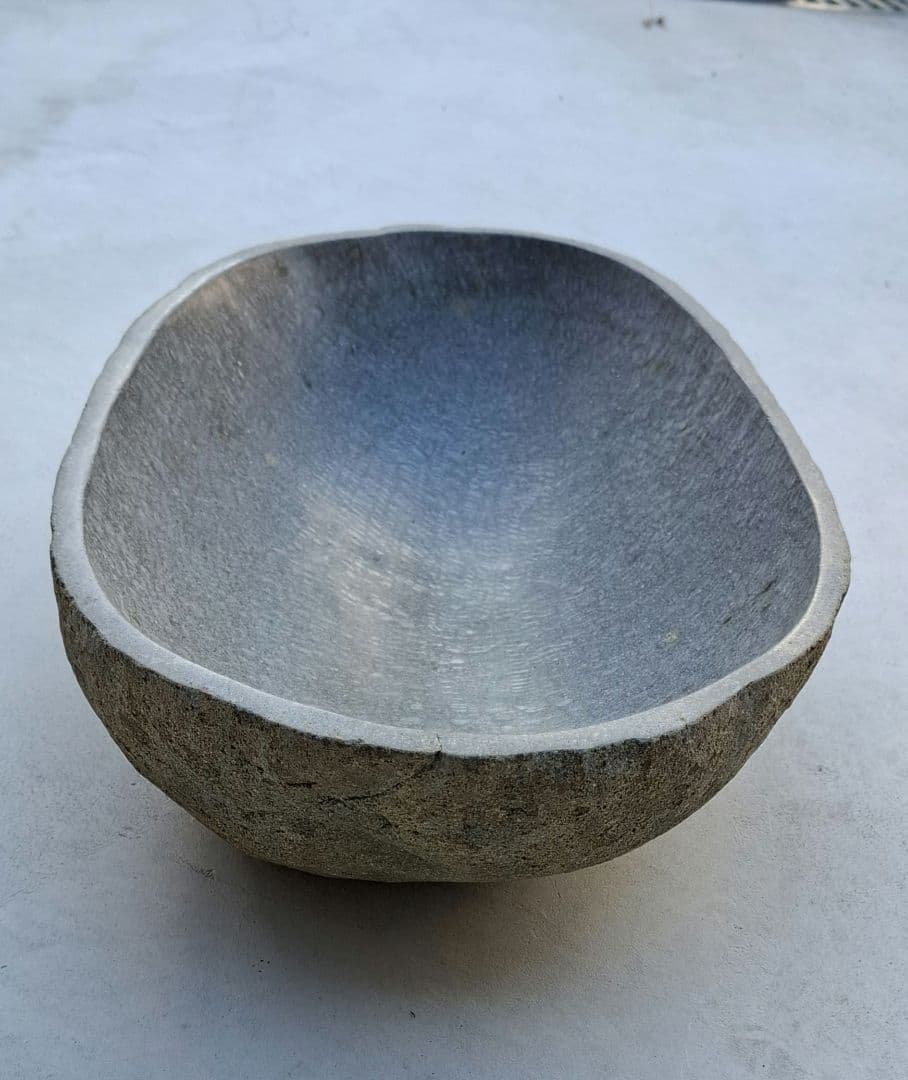 水鉢 庭石 アジアン 鉢 ビオトープ 手水鉢 めだか 金魚 庭石 つくばい 坪庭