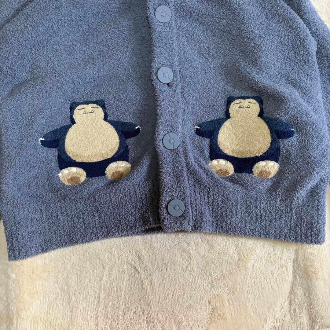 gelato ベビモコジャガードショール　カーディガン　カビゴン　M-L