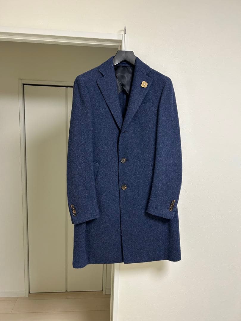 LARDINI ラルディーニ ウール チェスターコート 46 送料込