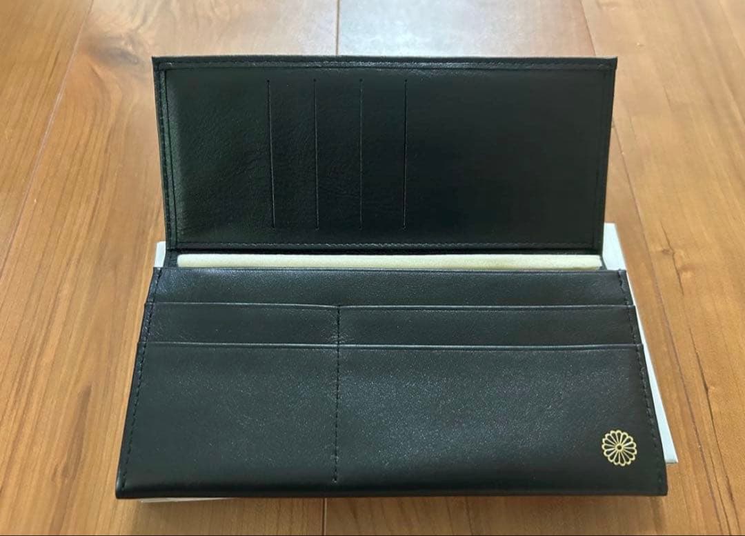 げ*つ様 皇居 財布 特製財布 ブラック 大安吉日購入【1点限り】