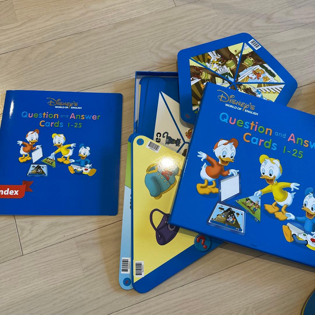 2018年トークアロングセットＱ＆Ａカード　両面デジタル　ディズニー英語システム