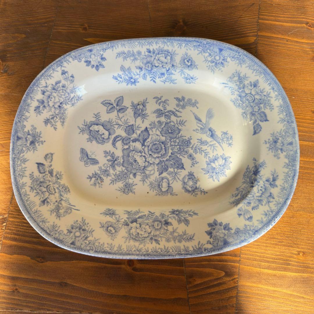 イギリス アンティーク 皿 バーレイ製