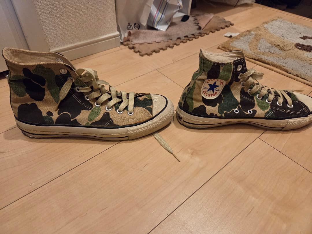 c*a様 CONVERSE ALL STAR 迷彩 ハイカットスニーカー　USA