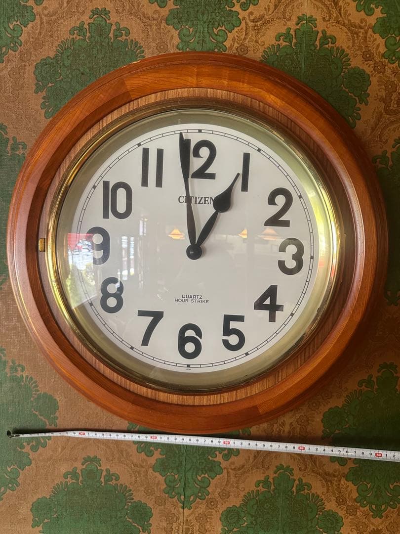 CITIZEN 掛時計 ブラウン 昭和レトロ 喫茶