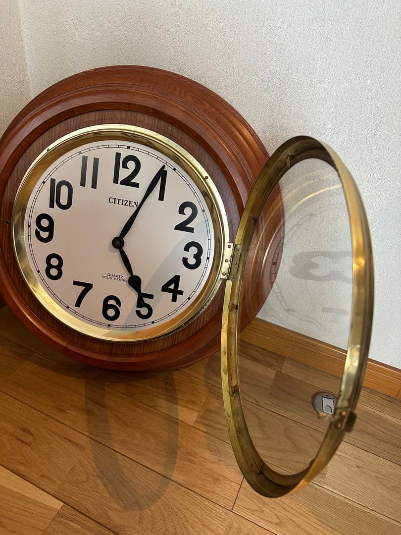 CITIZEN 掛時計 ブラウン 昭和レトロ 喫茶