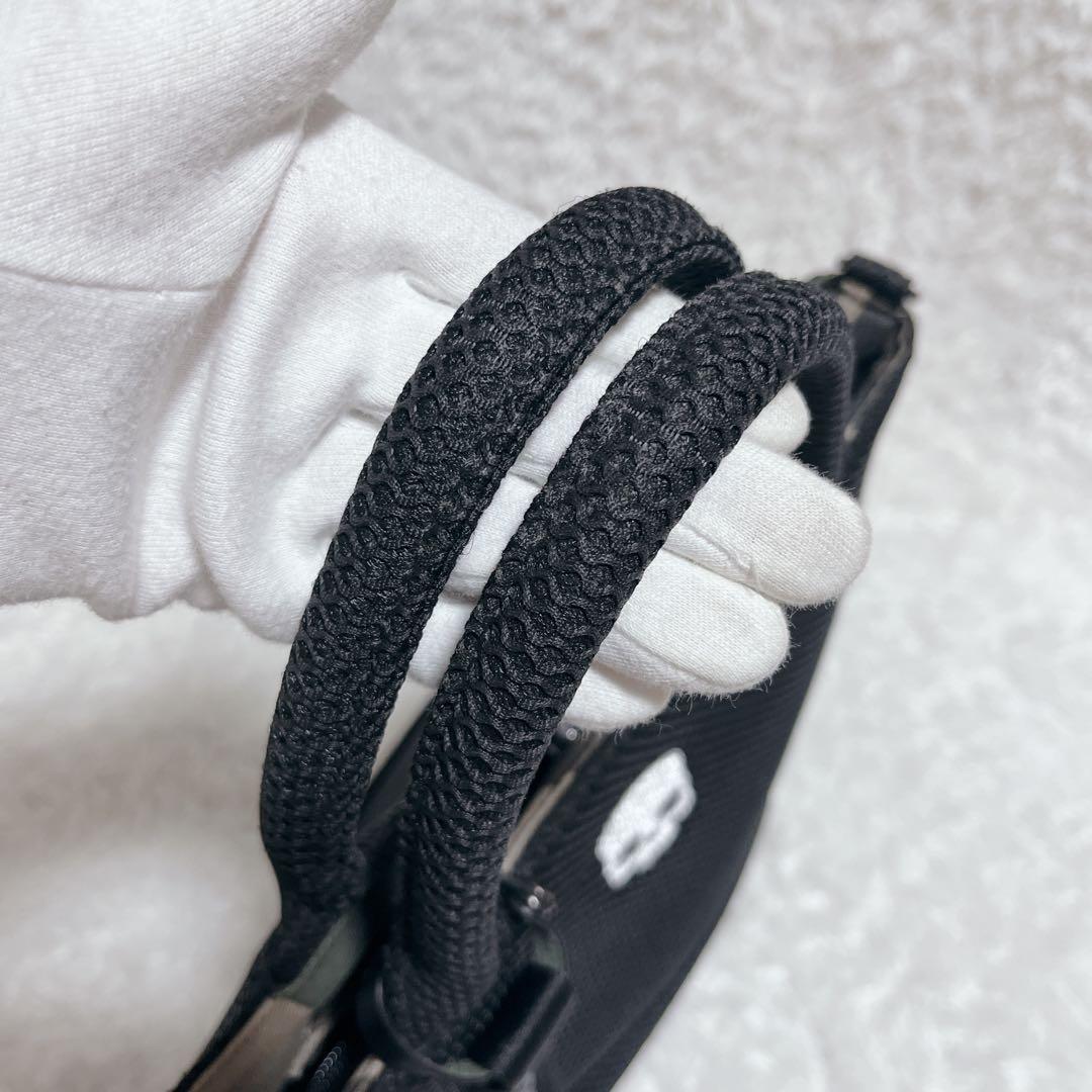 極美品✨HYDROGEN　2WAY ミニトート ショルダーバッグ 黒　自立