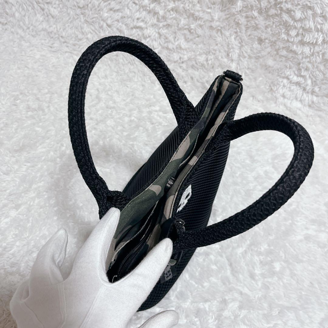 極美品✨HYDROGEN　2WAY ミニトート ショルダーバッグ 黒　自立