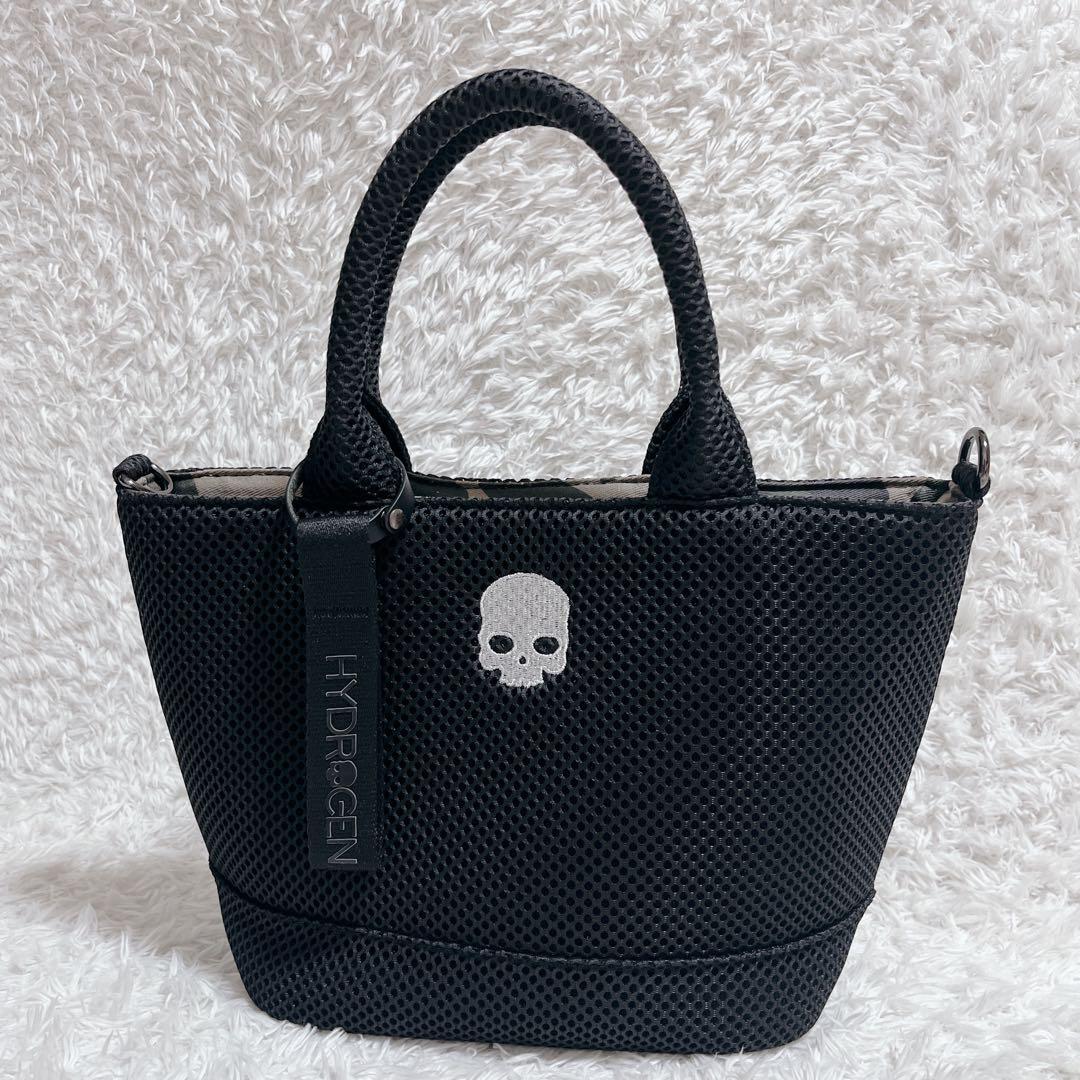 極美品✨HYDROGEN　2WAY ミニトート ショルダーバッグ 黒　自立