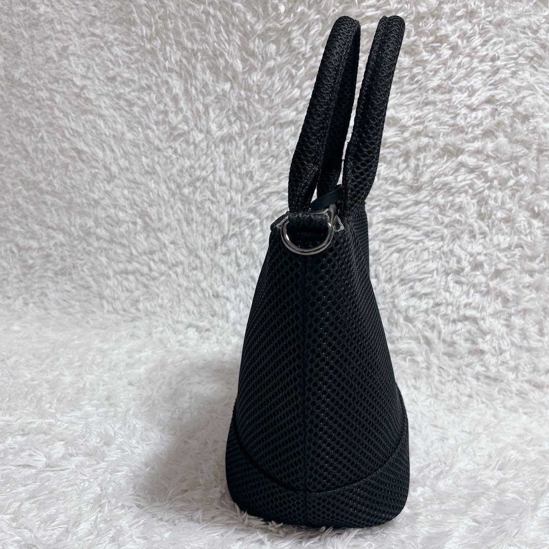 極美品✨HYDROGEN　2WAY ミニトート ショルダーバッグ 黒　自立