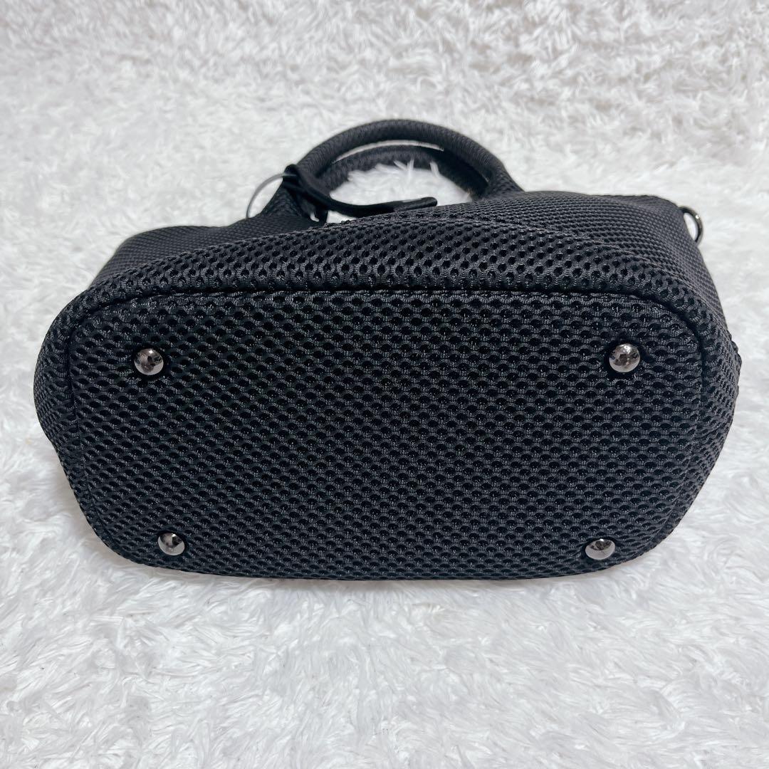 極美品✨HYDROGEN　2WAY ミニトート ショルダーバッグ 黒　自立