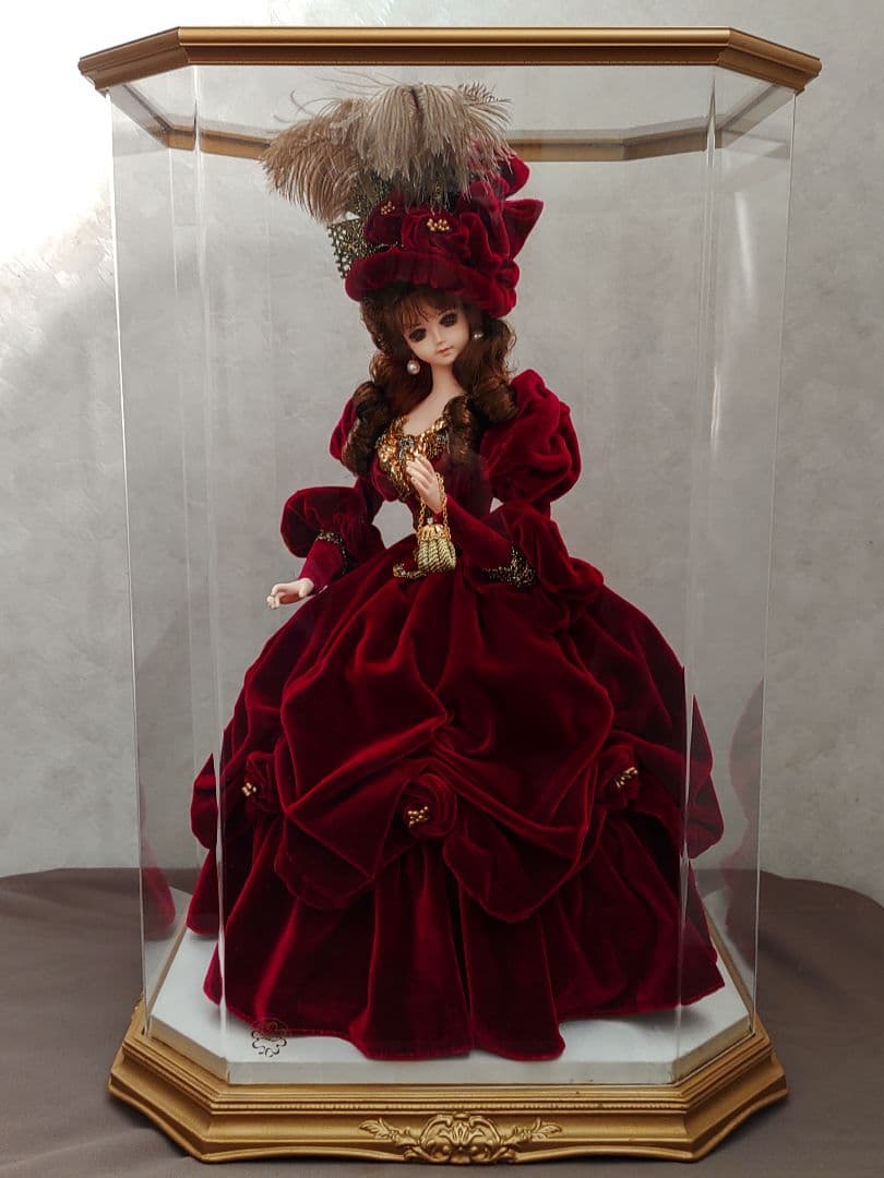 【 超美品】アンティーク フランス人形　 ヴィンテージ　専用クリアケース付き