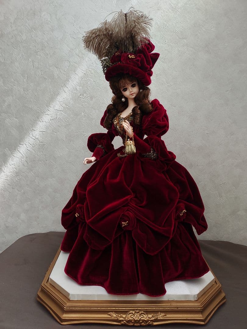 【 超美品】アンティーク フランス人形　 ヴィンテージ　専用クリアケース付き