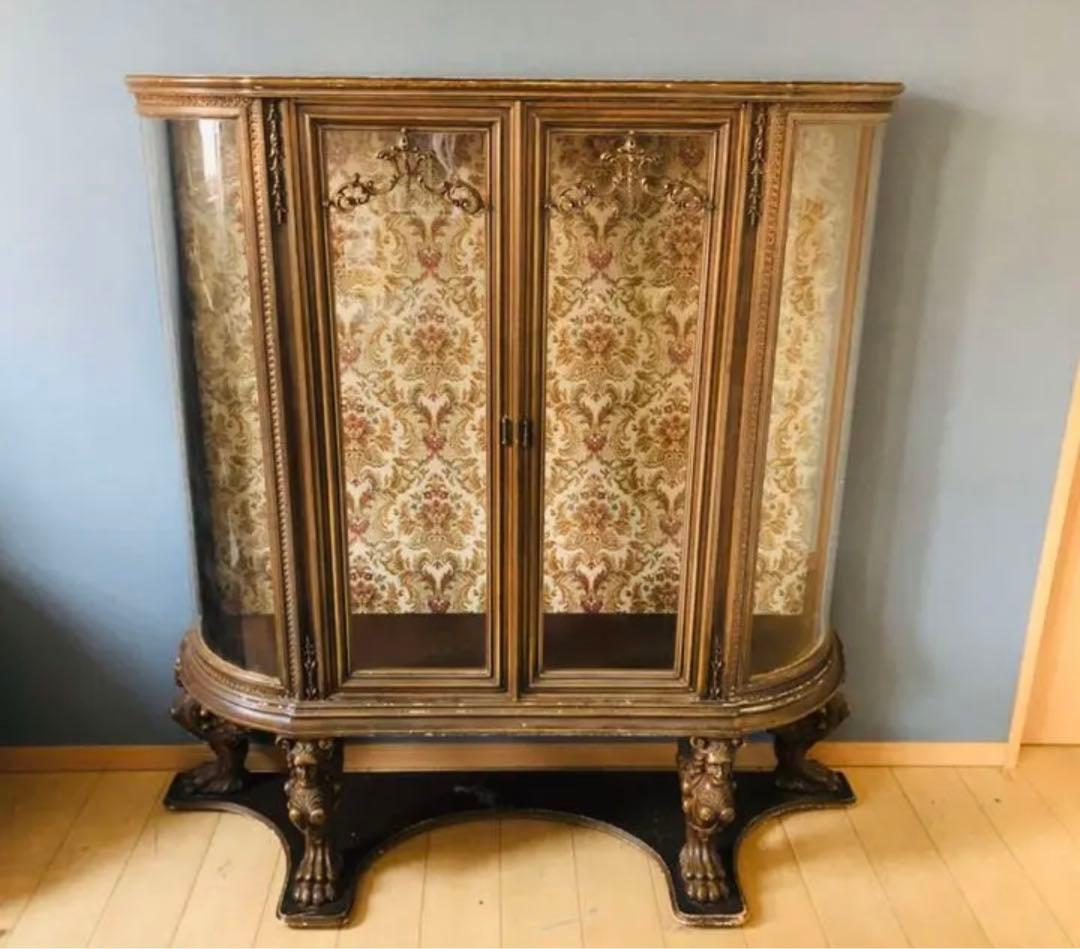 マリオコルチャゴ　フラテッリ・オリッジ　アンティーク　飾り棚　キャビネット