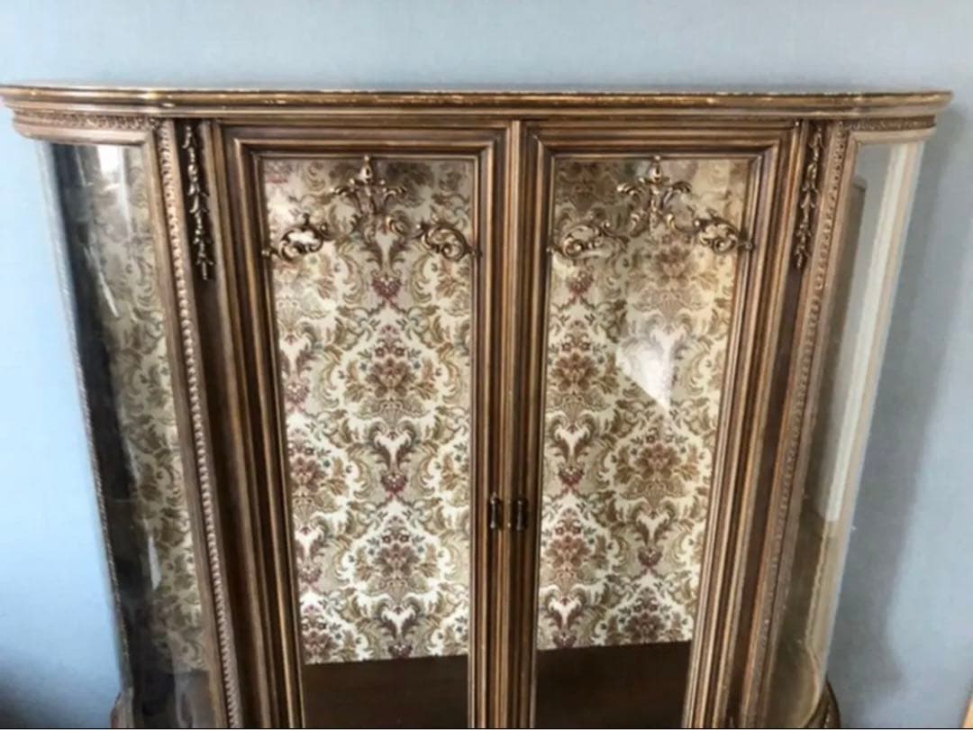 マリオコルチャゴ　フラテッリ・オリッジ　アンティーク　飾り棚　キャビネット