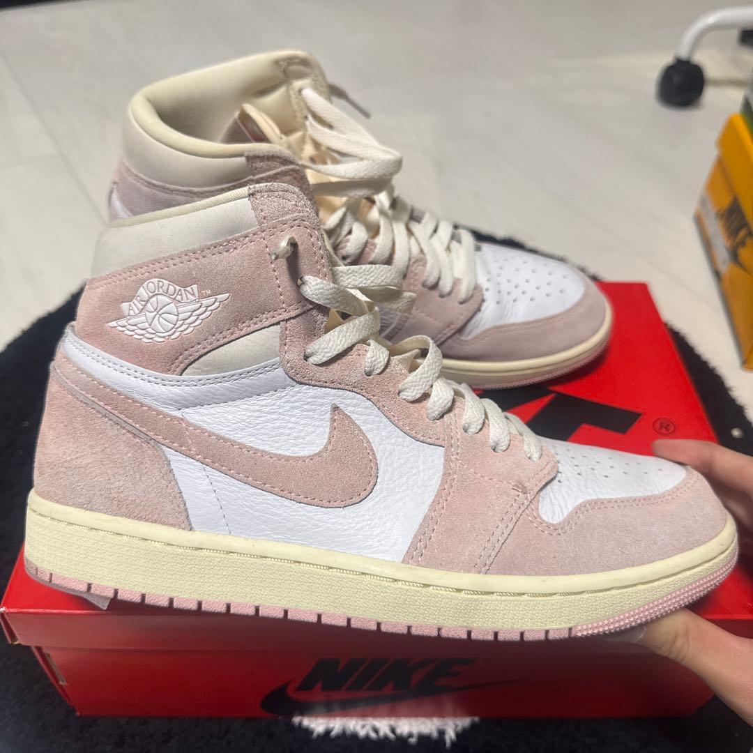 ナイキ ウィメンズ エアジョーダン1 レトロ ハイ OG ウォッシュドピンク