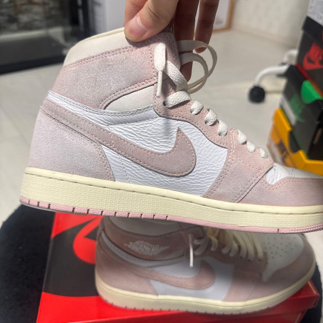 ナイキ ウィメンズ エアジョーダン1 レトロ ハイ OG ウォッシュドピンク