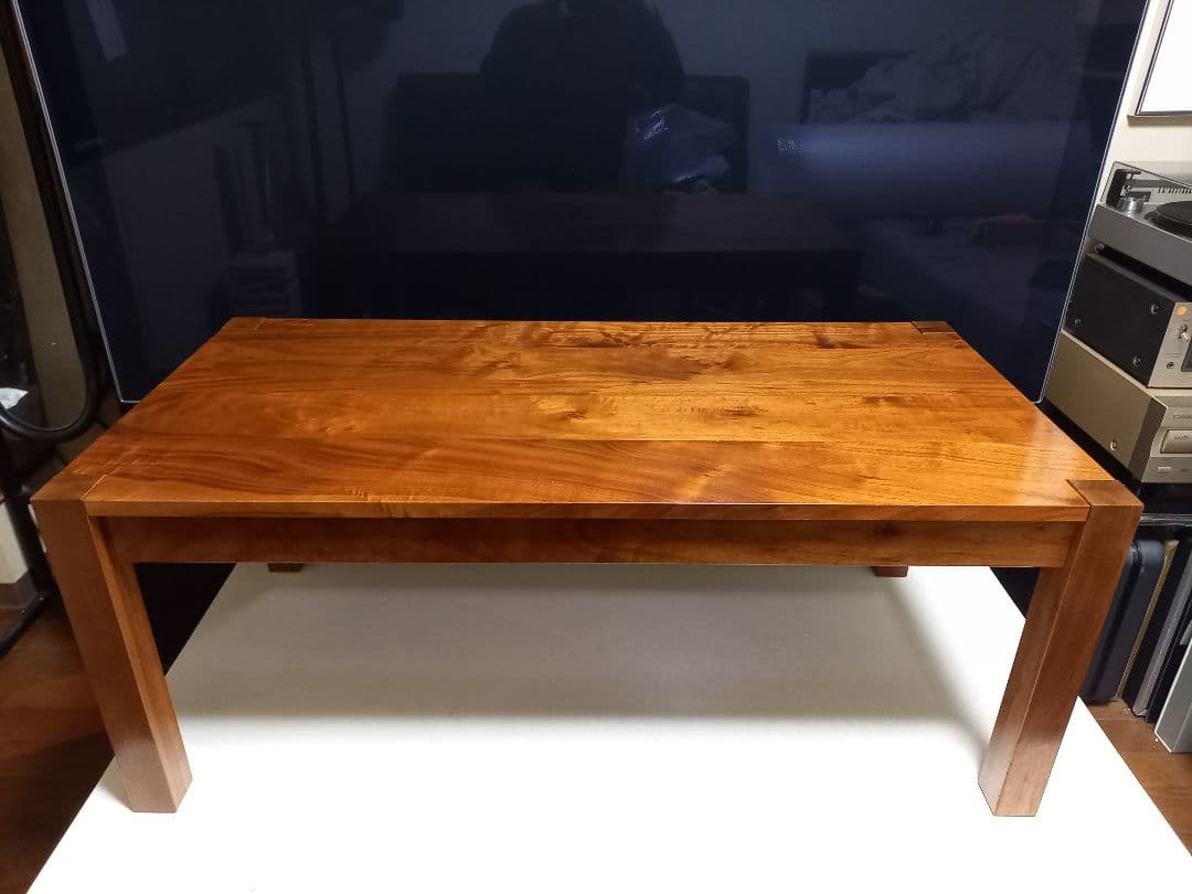idc 大塚家具　起立木工　極　ウォールナット　無垢材　ローテーブル