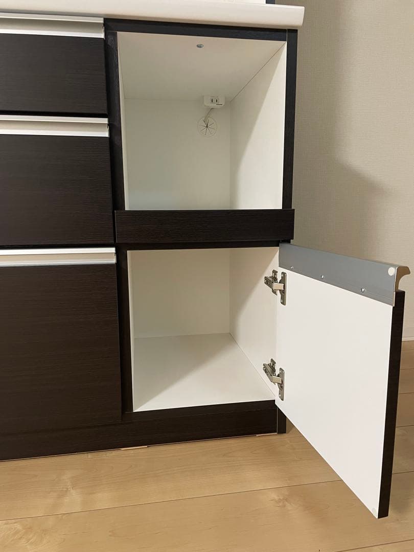 【ニトリ】未使用　カップボード　食器棚　キッチンボード　90