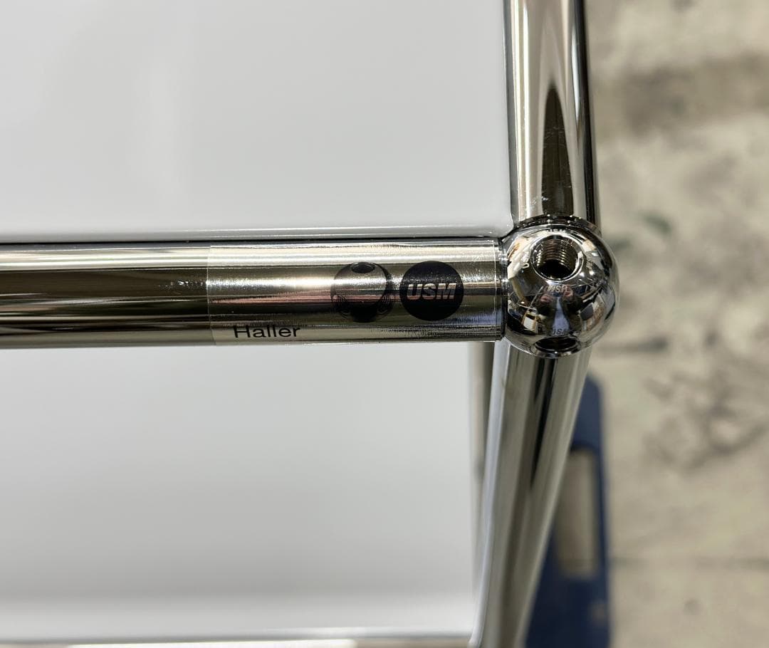 再入荷！正規品！ほぼ未使用品■USMハラー■キャビネット　2列2段　ライトグレー