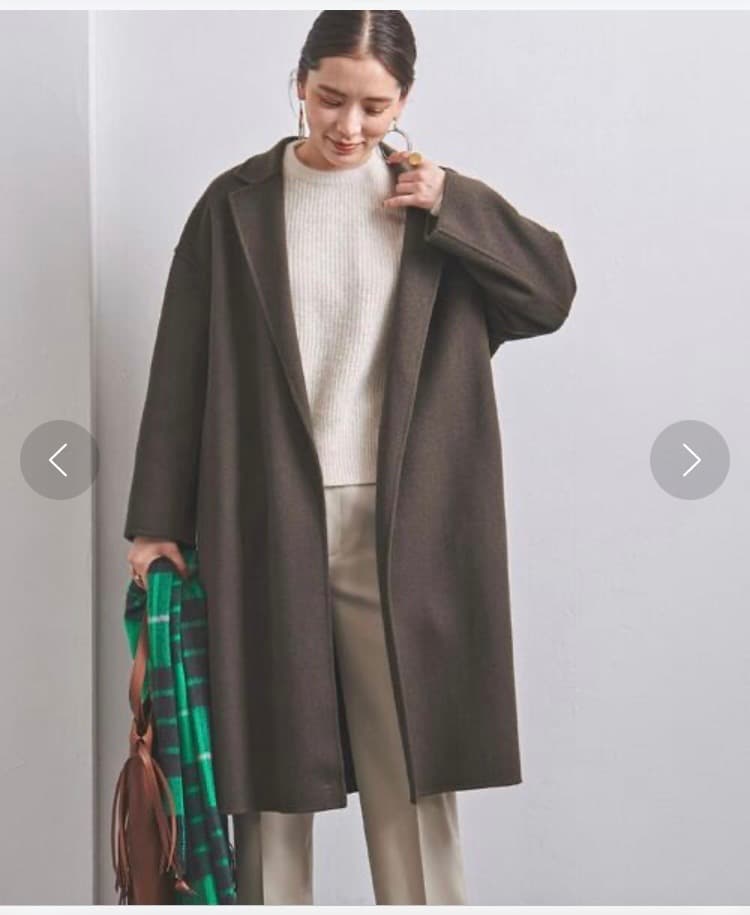 ＜UNITED ARROWS＞W/N リバー テーラード コート W †