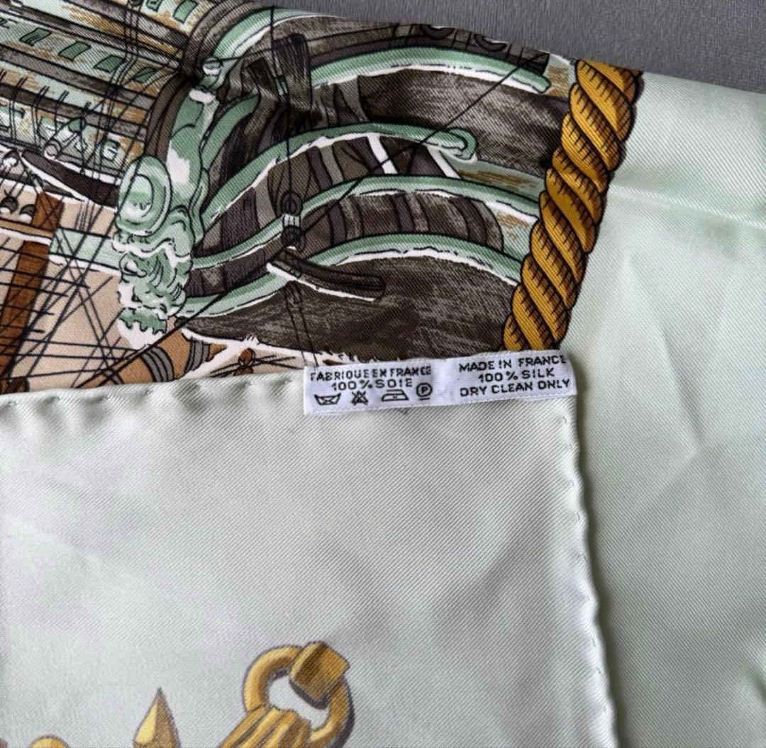 エルメス カレ90 海と騎兵隊 シルク スカーフ