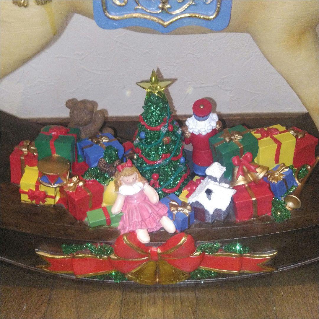 【美品】クリスマス イルミネーション　アニメーテッド ロッキングホース