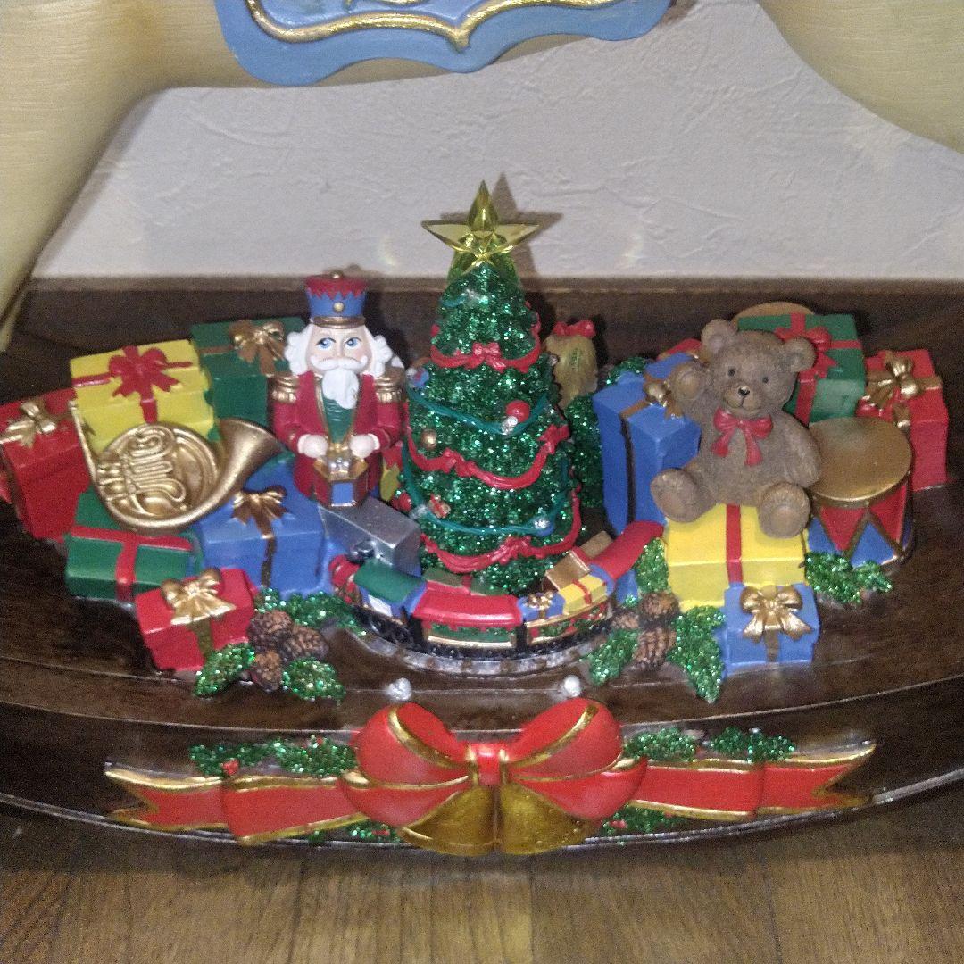 【美品】クリスマス イルミネーション　アニメーテッド ロッキングホース